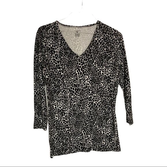Jones New York Tops - JONES NEW YORK SPORT, Women’s,Leopard print top